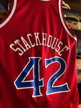 Load image into Gallery viewer, Vintage Champion Philadelphia Sixers Jerry Stackhouse Jersey Size 40/Medium
