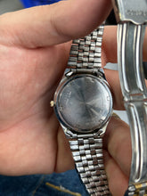 Load image into Gallery viewer, Vintage 90s Seiko Two Tone 36MM Gray Dial Day / Date Watch
