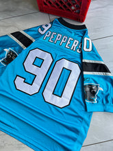 Load image into Gallery viewer, Deadstock Vintage Reebok Carolina Panthers Julius Peppers Authentic Jersey Size 50
