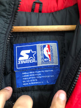 Load image into Gallery viewer, Vintage Starter Chicago Bulls Zip Up Puffer Jacket Size Large
