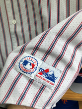 Load image into Gallery viewer, Vintage Majestic Atlanta Braves Pinstripe Blank Jersey Size XL

