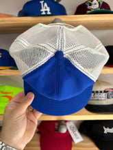 Load image into Gallery viewer, Vintage New York Mets Custom Logo Empire Blue / White Mesh Trucker SnapBack
