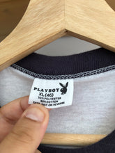 Load image into Gallery viewer, Vintage 80’s Playboy Spellout Ringer Promo Tee Size XL
