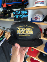 Load image into Gallery viewer, Vintage 1988 Tyson Vs Holmes Boxing Promo Satin Snapback

