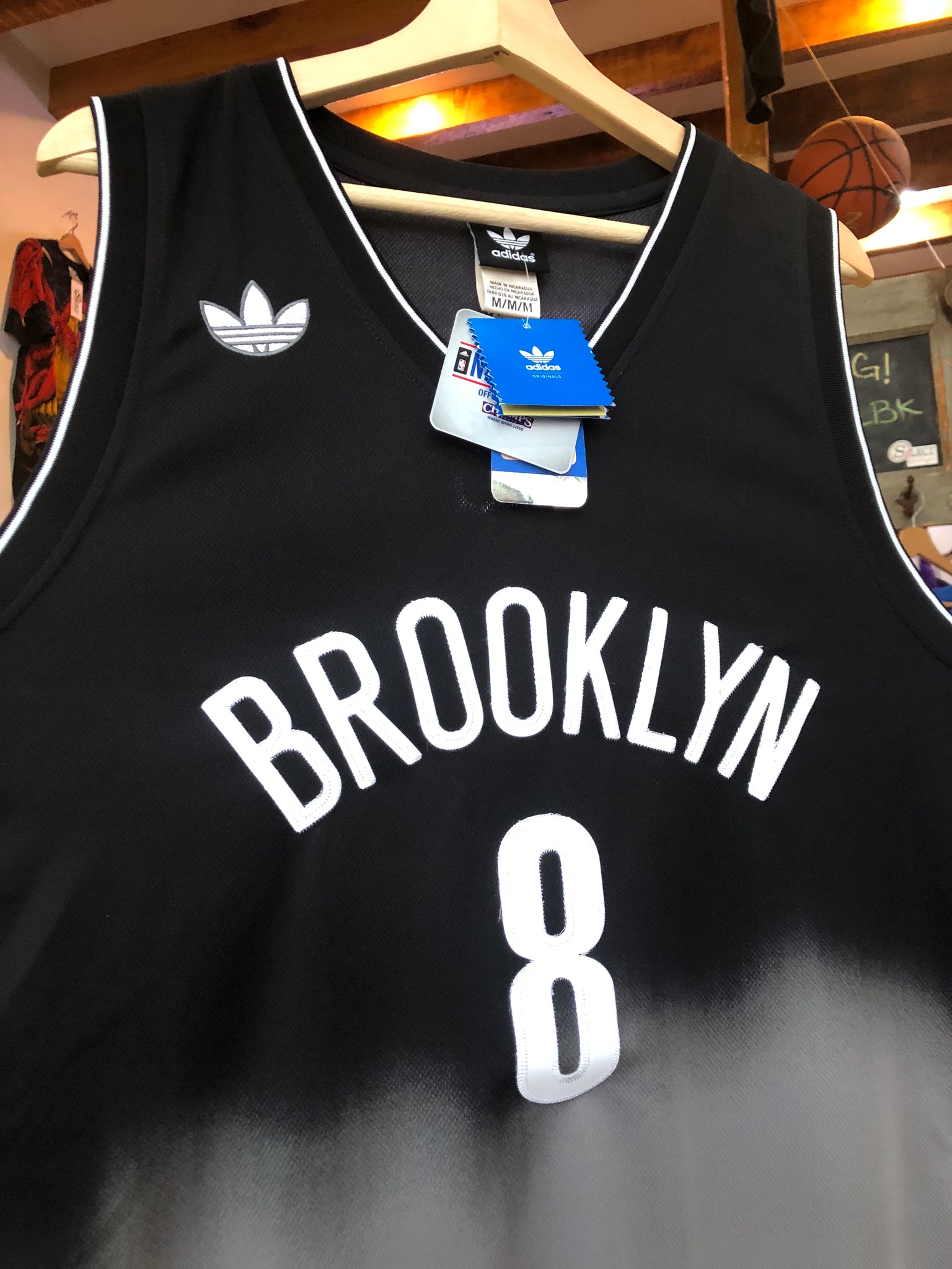 Brooklyn Nets NBA *Williams* Adidas Shirt L