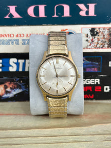 Vintage 1960s Benrus Gold Played Hand Wind Sub Dial Watch