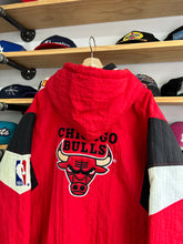Load image into Gallery viewer, Vintage 90s Starter Chicago Bulls Hooded Front Pouch Pullover Jacket L / XL
