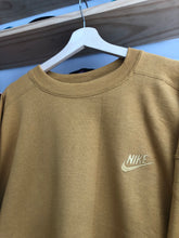 Load image into Gallery viewer, Vintage Nike Mini Logo Pullover Mustard Crewneck Size 2XL
