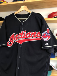 Vintage Majestic Cleveland Indians Francisco Lindor Authentic Jersey Size 48/XL
