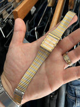 Load image into Gallery viewer, Vintage 1983 Seiko Tri-Tone Zebra Mens Tank Quartz Watch
