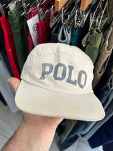 Load image into Gallery viewer, Vintage 1992 Polo Ralph Lauren Spellout Cream Fitted Hat

