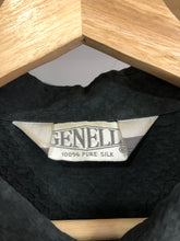 Load image into Gallery viewer, Vintage Genelli Textured Silk Button Shirt Size XL
