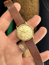 Load image into Gallery viewer, Vintage 1960s Benrus 34MM Hand Wind Gold Plated Watch
