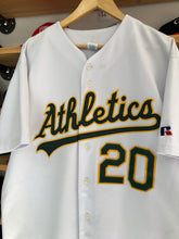 Load image into Gallery viewer, Vintage Russell Athletic Oakland Athletics Huston Street Jersey Size XL

