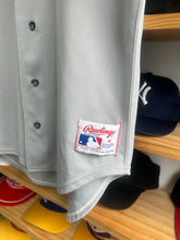 Load image into Gallery viewer, Vintage 1980s Rawlings New York Yankees Rickey Henderson Road Gray Authentic Jersey 48 XL
