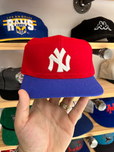 Load image into Gallery viewer, Vintage Yankees Wool Blue Red Otto Custom SnapBack
