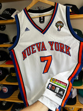 Load image into Gallery viewer, Adidas New York Knicks Latin Night Carmelo Anthony Swingman Jersey Large
