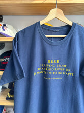 Load image into Gallery viewer, Vintage Y2K Benjamin Franklin Beer Quote Tee Large
