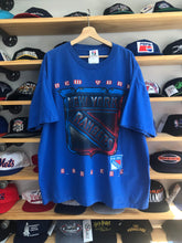 Load image into Gallery viewer, Vintage 90s New York Rangers NHL Shadow Tee XXL
