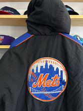 Load image into Gallery viewer, Vintage New York Mets Starter Hooded Full Zip Insulated Jacket Small / Medium
