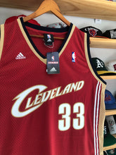Load image into Gallery viewer, Deadstock Vintage Adidas Cleveland Cavaliers Shaquille O’Neal Swingman Jersey Size Large
