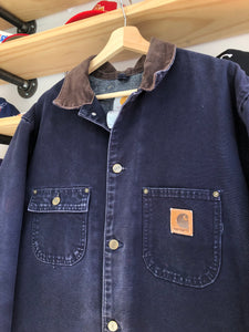 Vintage Carhartt Blanket Lined Chore Jacket Size Large