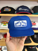 Load image into Gallery viewer, Vintage Deadstock Money Talks Blue Trucker SnapBack
