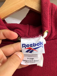 Vintage Reebok Logo Hoodie Size XL