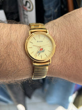 Load image into Gallery viewer, Vintage Bulova Gold Gatorade Quartz Watch
