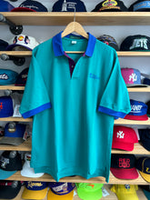 Load image into Gallery viewer, Vintage 90s Texas Instruments Teal Polo XL
