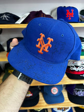 Load image into Gallery viewer, Vintage 1980s New York Mets Starter Wool Plain Logo Snapback w/ Autographs
