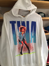 Load image into Gallery viewer, Vintage 1985 Tina Turner Private Dancer Tour Paper Thin Hoodie Size M/L
