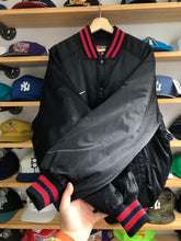 Load image into Gallery viewer, Vintage Nike Philadelphia 76ers Bomber Jacket Size Large
