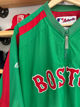 Load image into Gallery viewer, Vintage Majestic Boston Red Sox St. Patrick’s Day Pullover Jacket XL
