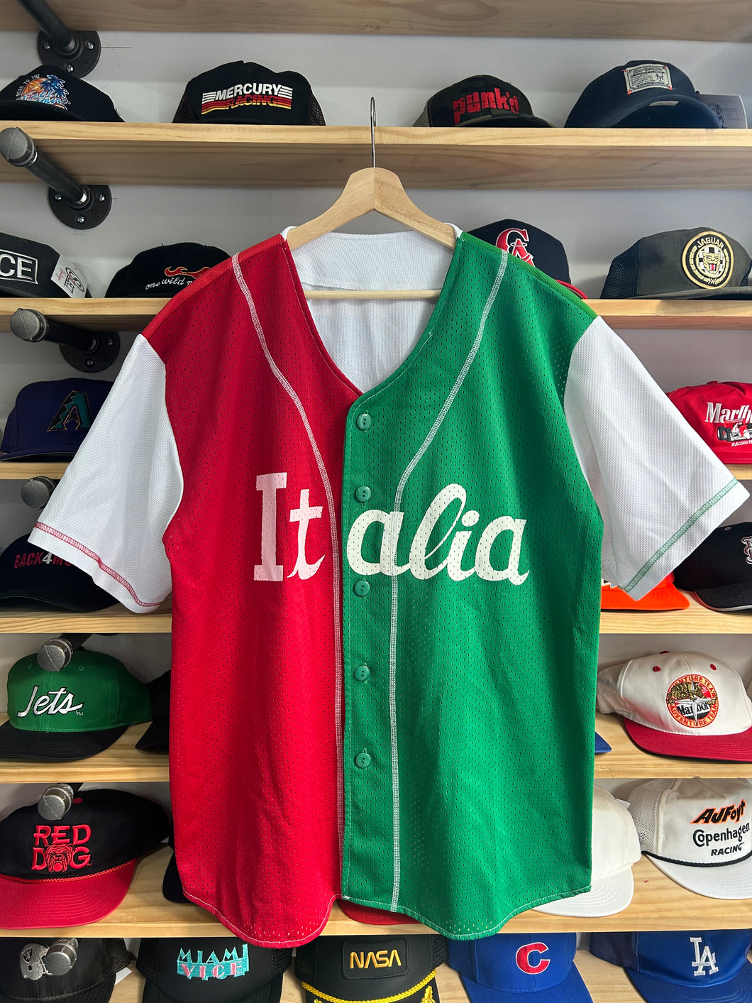 Vintage 90s Unbranded Italia Baseball Jersey 2XL
