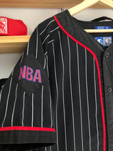 Load image into Gallery viewer, Vintage Starter Chicago Bulls Pinstripe Baseball Jersey Size XL
