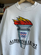 Load image into Gallery viewer, Vintage 1992 Albertville USA Olympics Crewneck Medium
