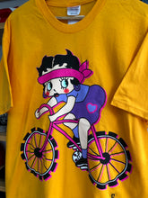 Load image into Gallery viewer, Vintage 1998 Betty Boop Bicycling Tee Size Large
