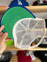 Load image into Gallery viewer, Vintage New York Mets Custom Logo Empire Blue / White Mesh Trucker SnapBack
