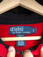 Load image into Gallery viewer, Vintage Polo Ralph Lauren Big Pony Challenge Zip Up Hoodie Size Large
