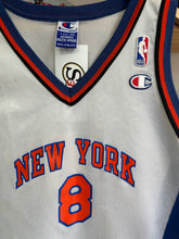 Load image into Gallery viewer, Vintage 90s Champion Knicks Latrell Sprewell Jersey Size Youth Large 14-16
