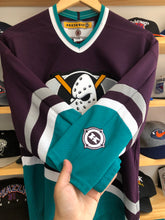 Load image into Gallery viewer, Vintage KOHO Anaheim Mighty Ducks Jersey Youth Size L/XL
