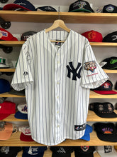 Load image into Gallery viewer, 2009 Majestic New York Yankees Nick Swisher World Series Patch Jersey Large
