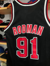 Load image into Gallery viewer, Vintage 90s Champion Dennis Rodman Chicago Bulls Jersey Size 40/Medium
