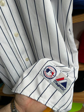 Load image into Gallery viewer, Vintage Majestic New York Yankees Pinstripe Derek Jeter Stitched Jersey XL
