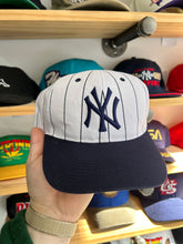 Load image into Gallery viewer, Vintage New York Yankees Plain Logo Pinstripe SnapBack
