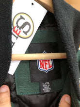 Load image into Gallery viewer, 2010s G-III NFL Green Bay Packers Football Field Bomber Jacket Size Large
