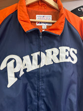 Load image into Gallery viewer, Vintage Majestic San Diego Padres Zip Up Jacket Size Large
