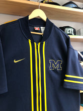 Load image into Gallery viewer, Vintage Nike University Of Michigan Wolverines Zip Up Warm Up Top Size Large
