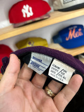 Load image into Gallery viewer, Vintage New York University NYU Wool / Suede Strapback Hat
